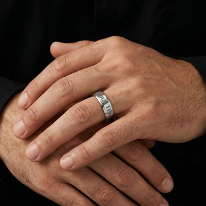 Make it personal. Surprise him with a custom engraved ring he'll never want to take off!