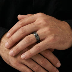 Make it personal. Surprise him with a custom engraved ring he'll never want to take off!